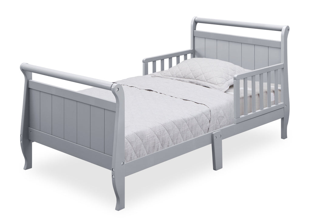 Wood Sleigh Toddler Bed