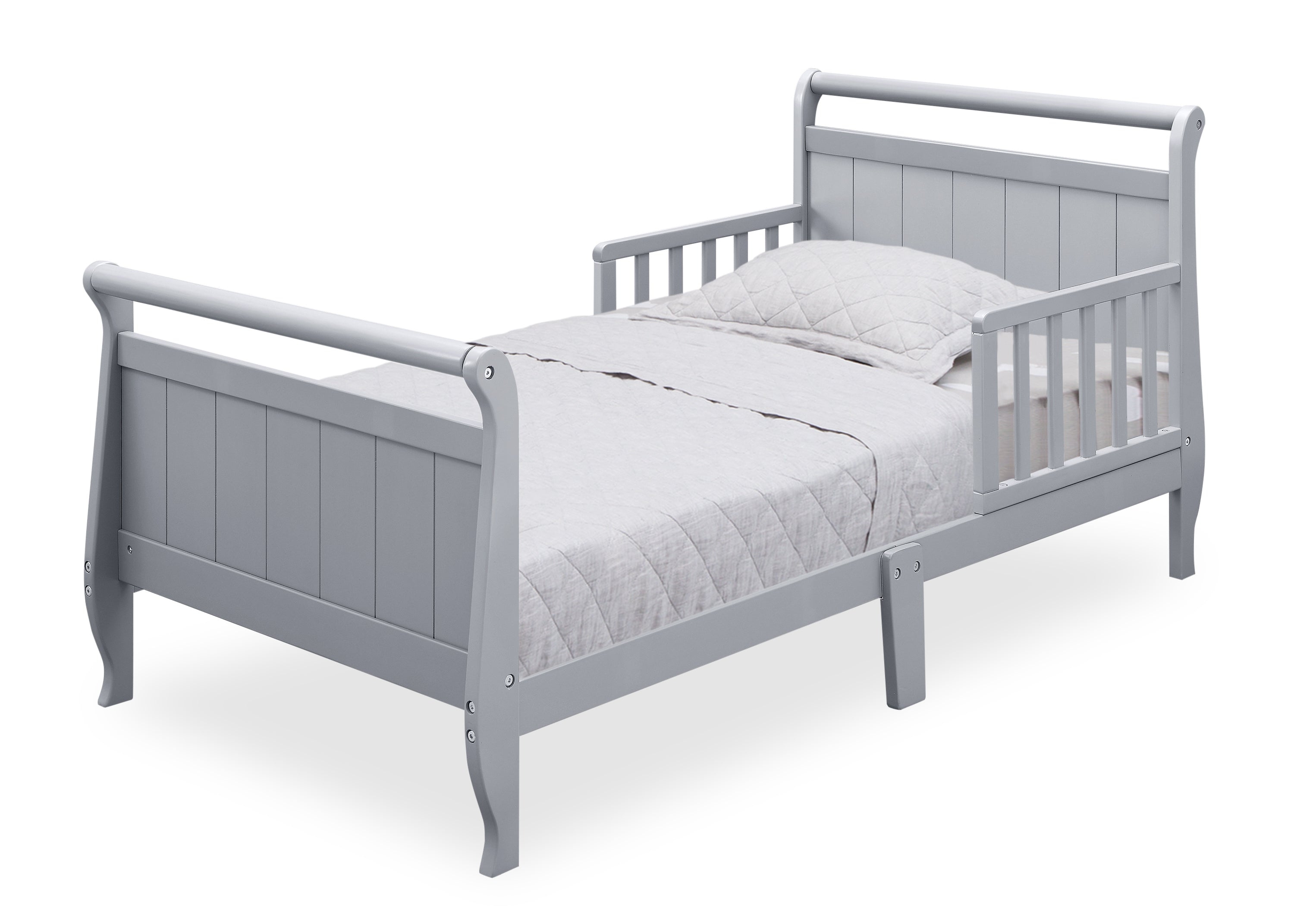 Wood Sleigh Toddler Bed