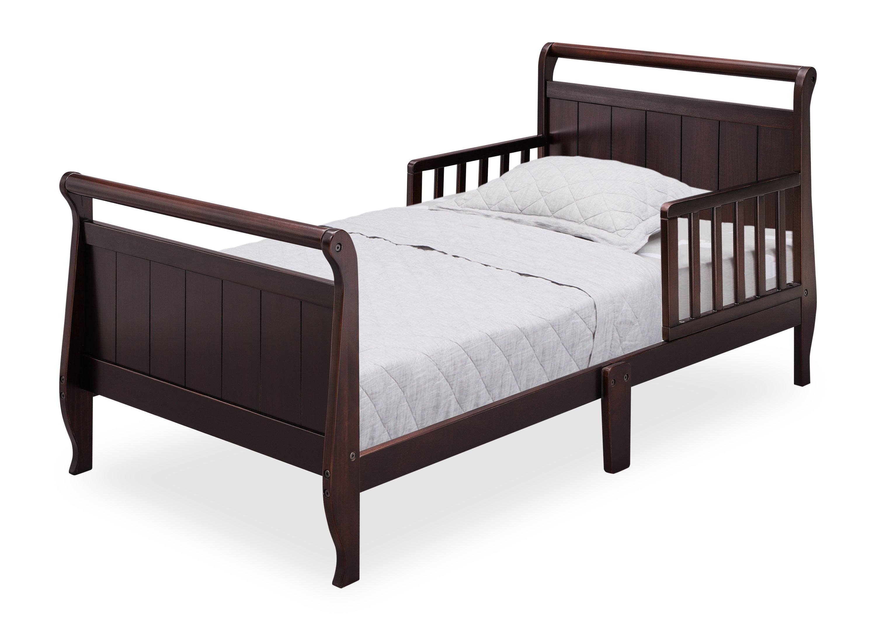 Wood Sleigh Toddler Bed