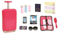 Beverly Hills, Doll Travel set, Fits 18 Doll, 16 Pieces