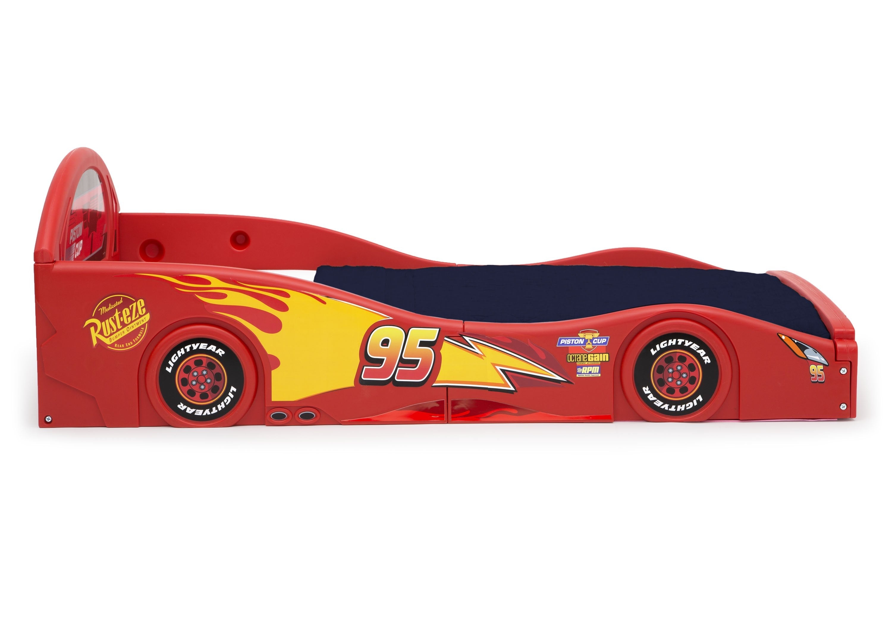 Cars Lightning McQueen Plastic Sleep and Play Toddler Bed