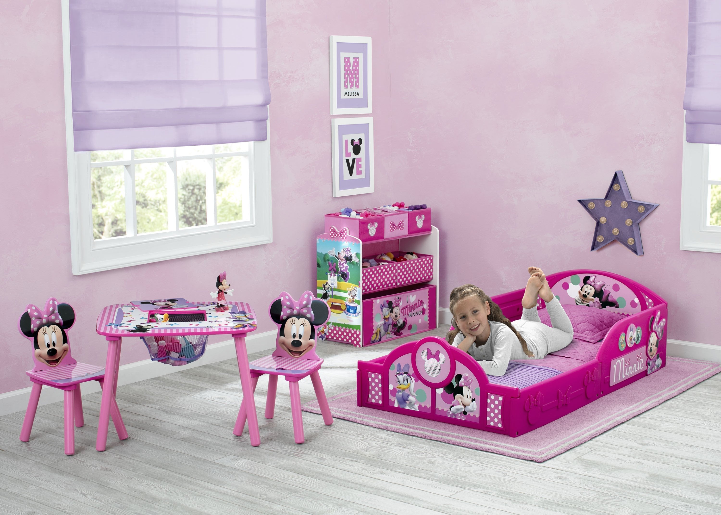 Minnie Mouse Plastic Sleep and Play Toddler Bed