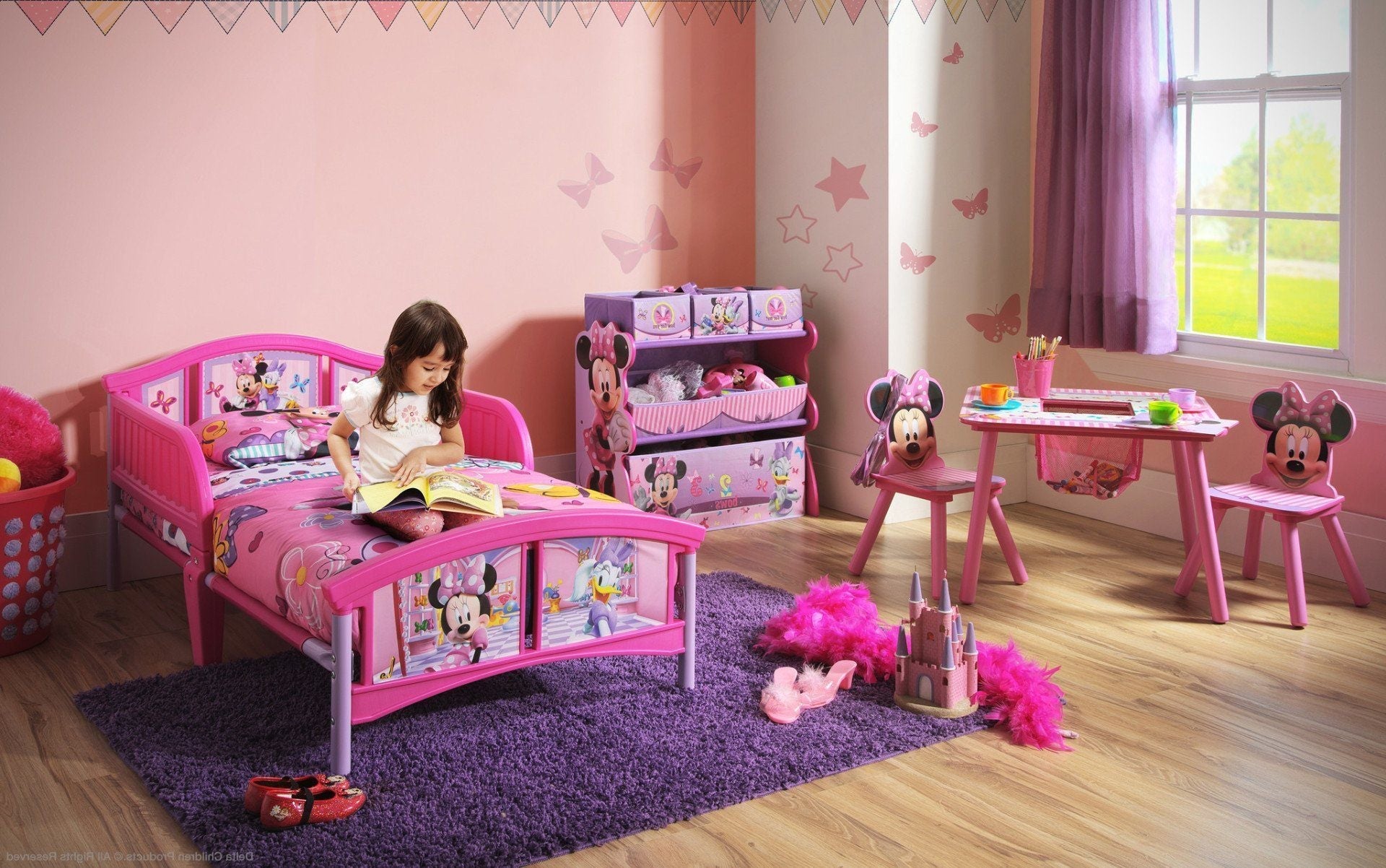 Minnie Mouse Plastic Toddler Bed
