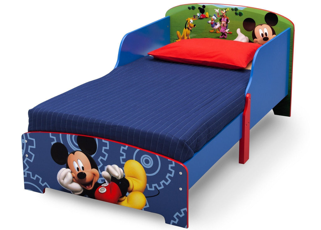Mickey Mouse Wood Toddler Bed