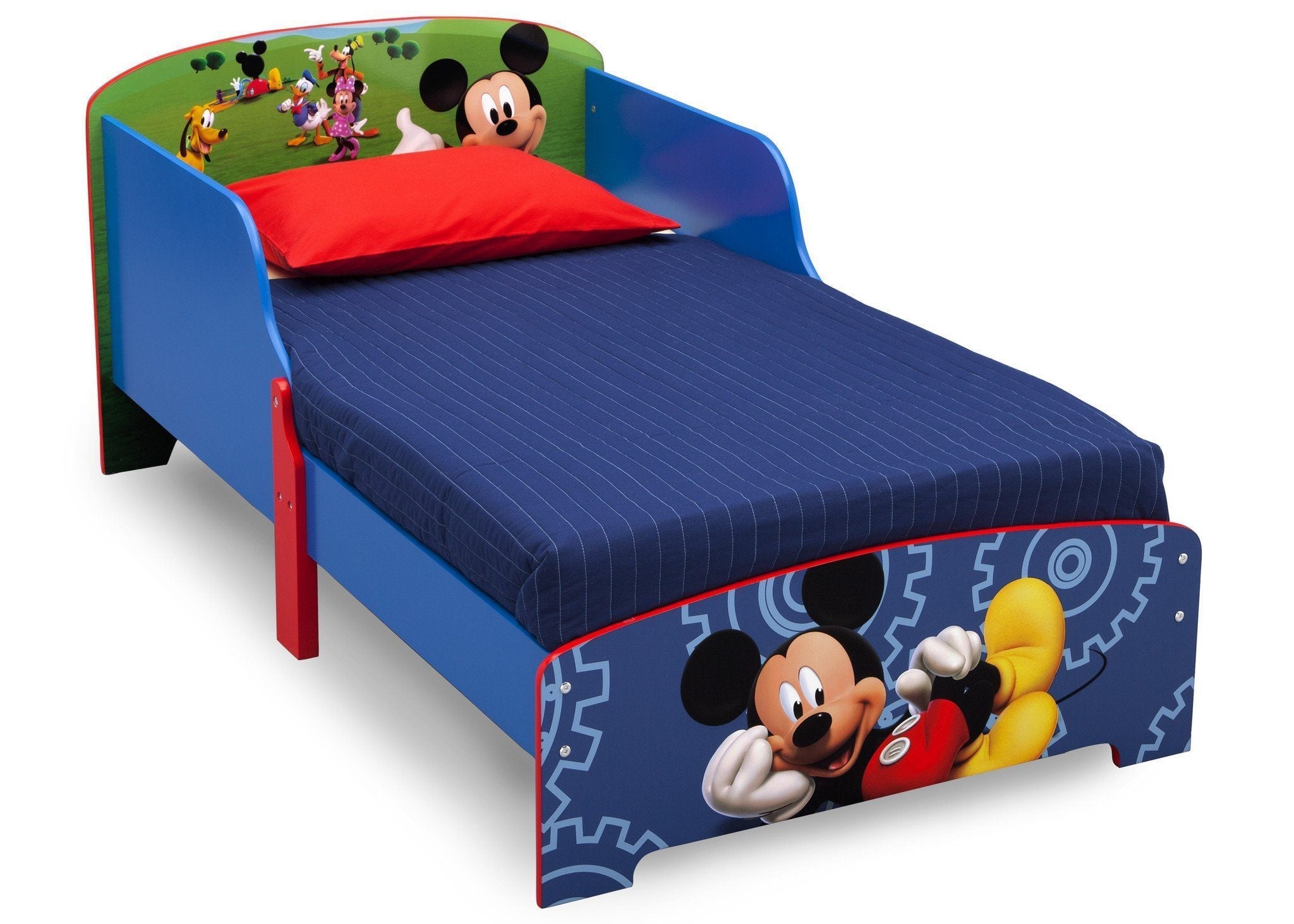 Mickey Mouse Wood Toddler Bed