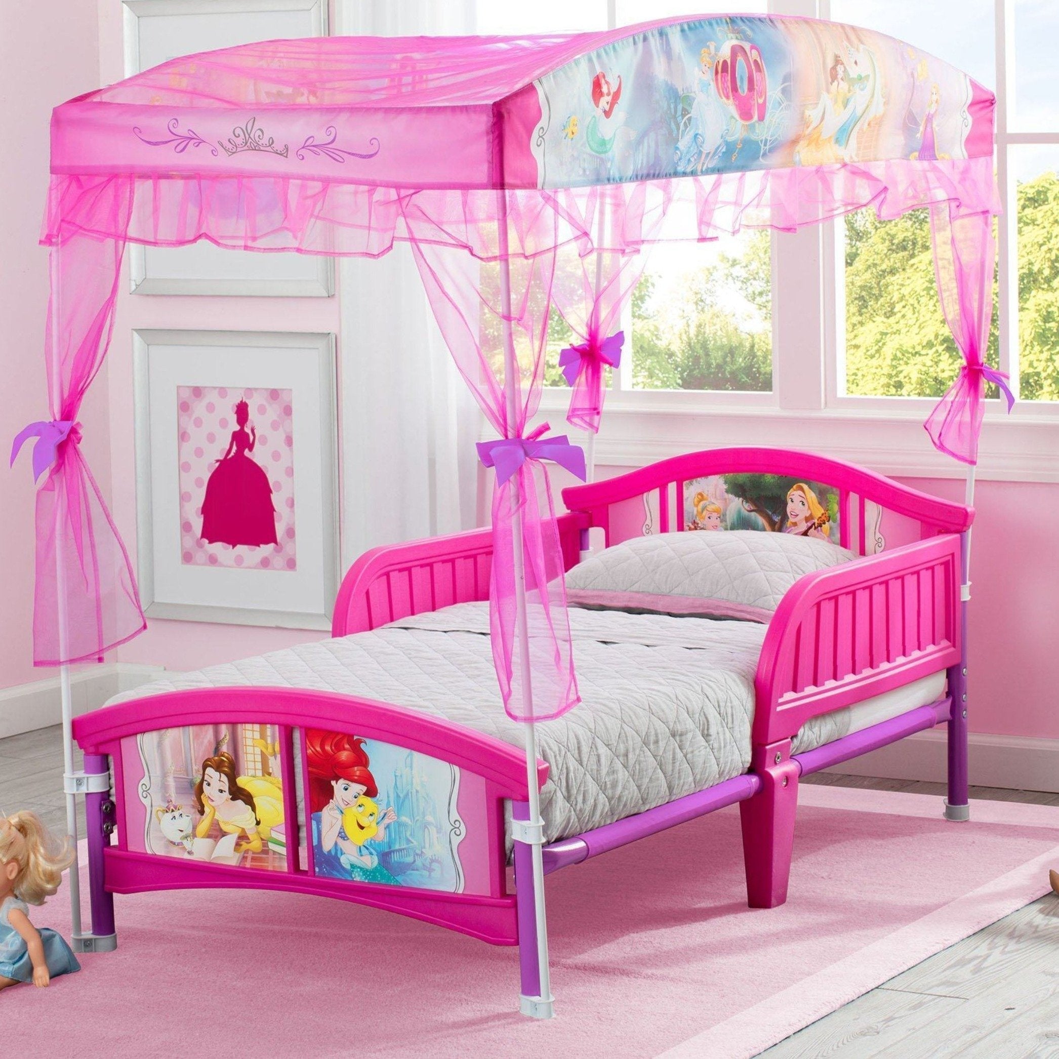 Princess Canopy Toddler Bed