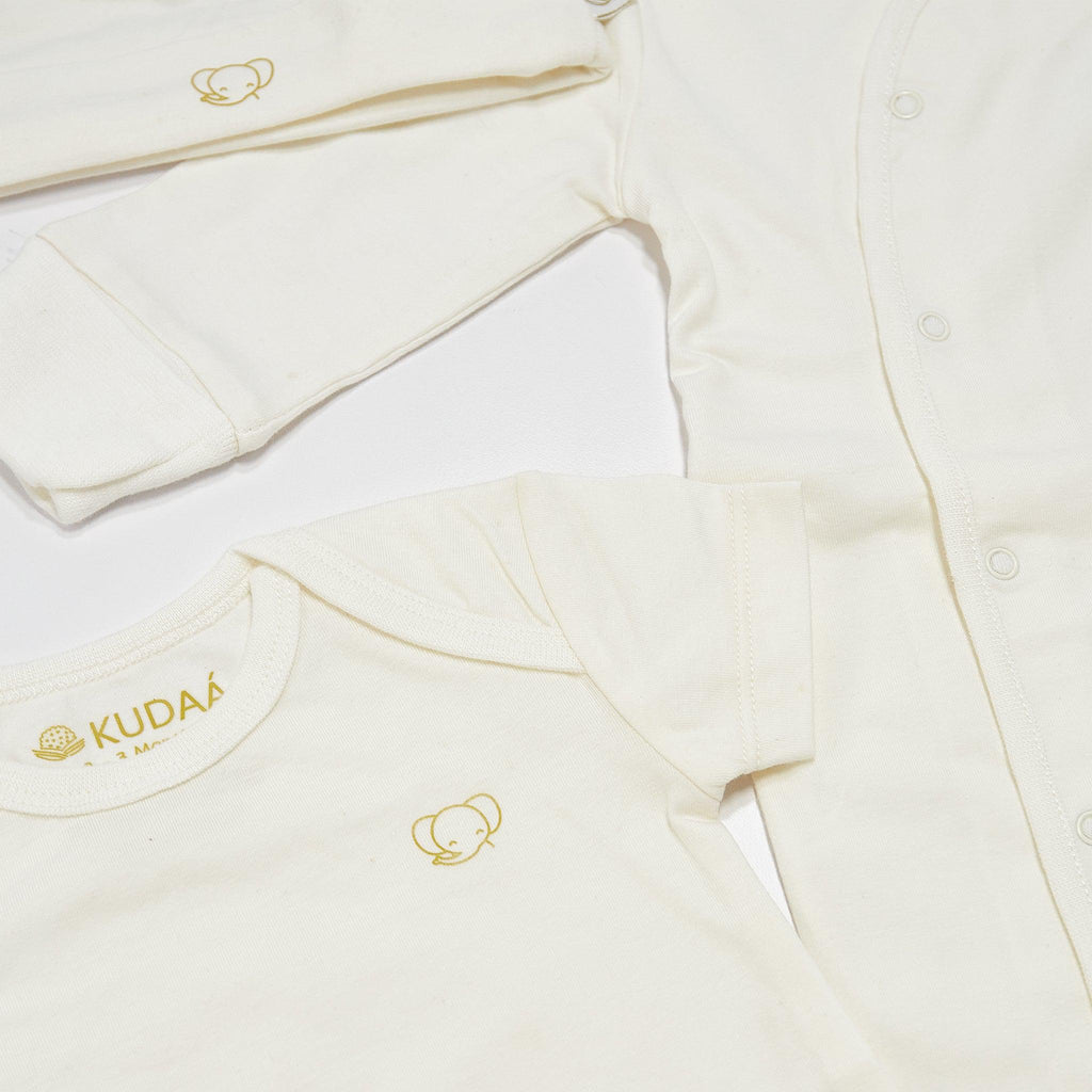 RETIRED - Organic White Baby Bundle Gift Set