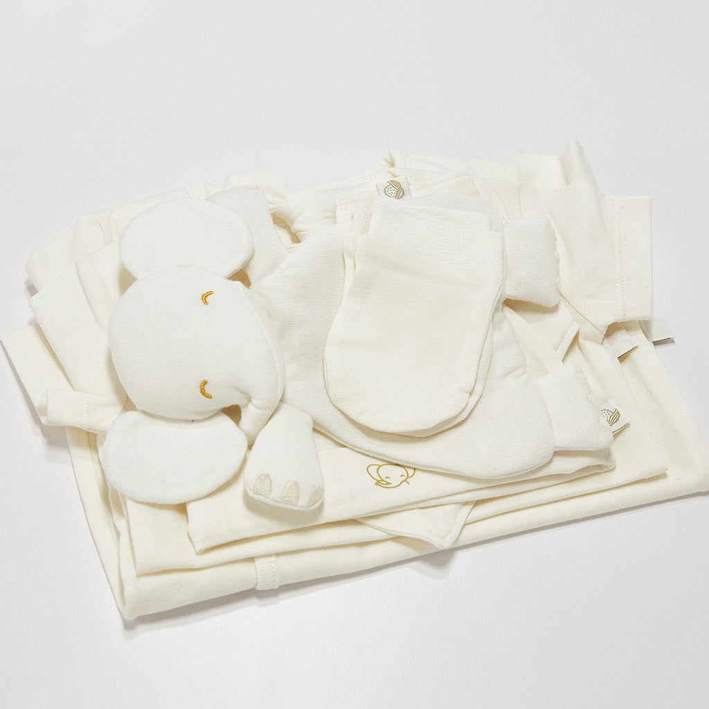RETIRED - Organic White Baby Bundle Gift Set