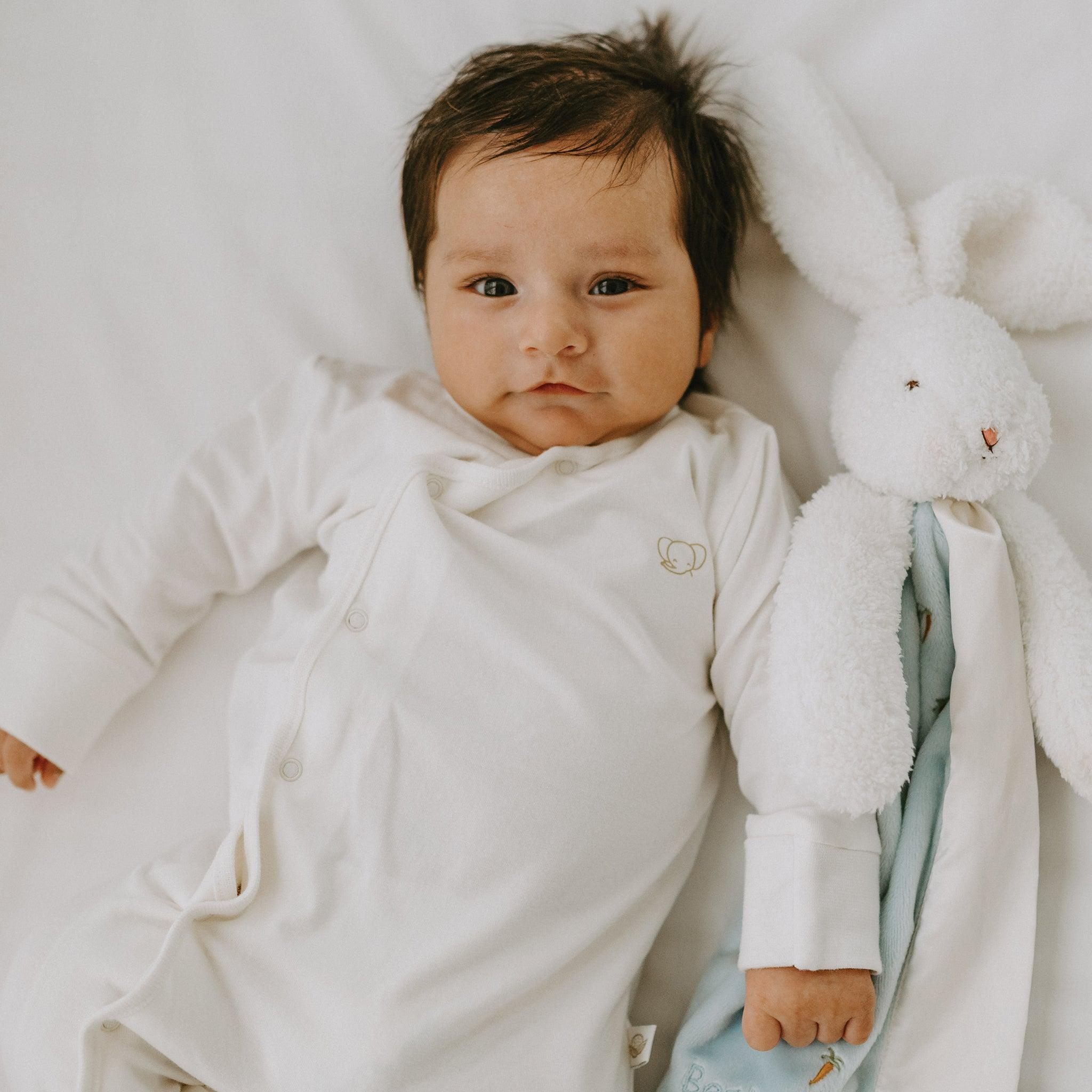 RETIRED - Organic White Baby Bundle Gift Set