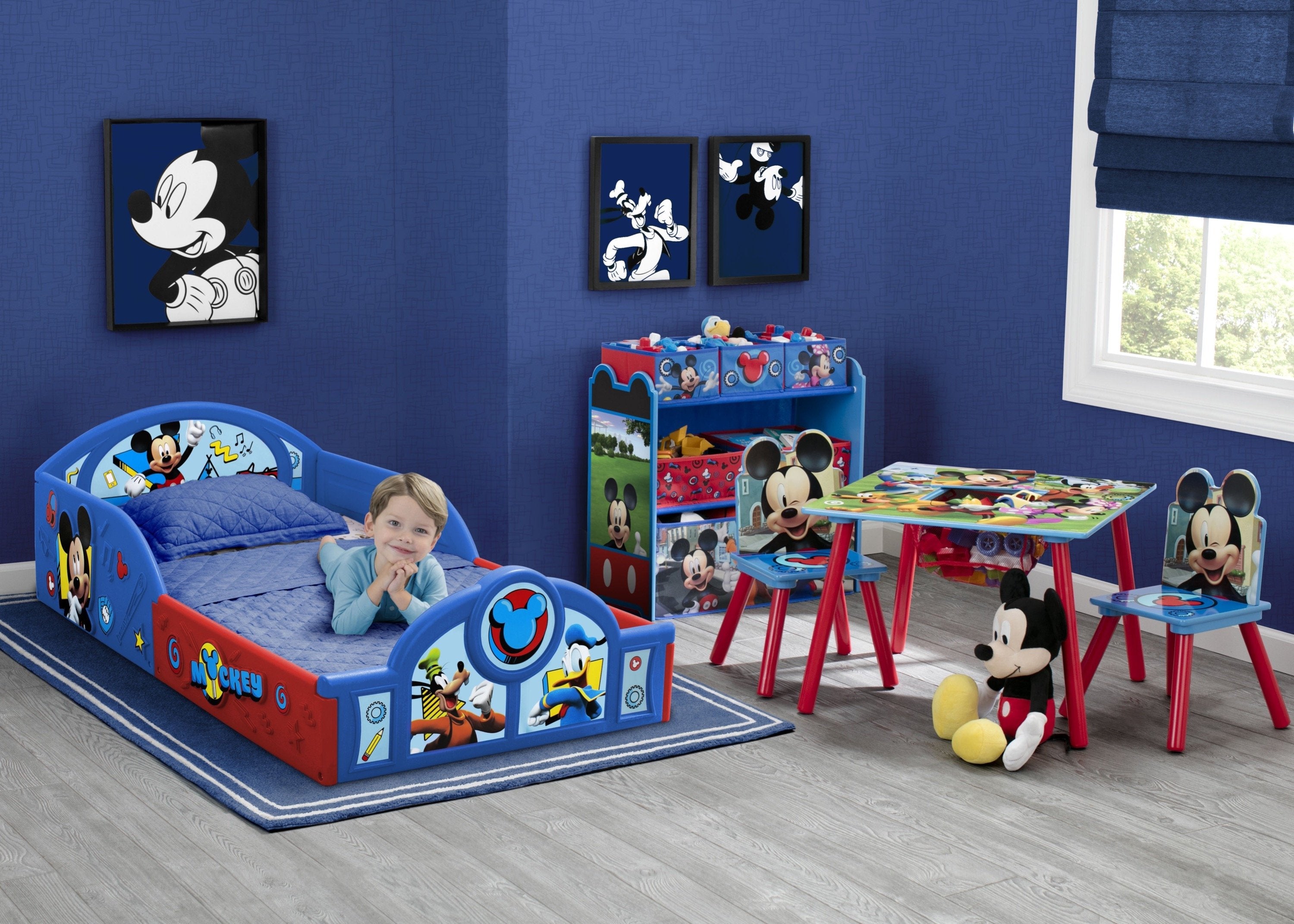 Mickey Mouse Plastic Sleep and Play Toddler Bed