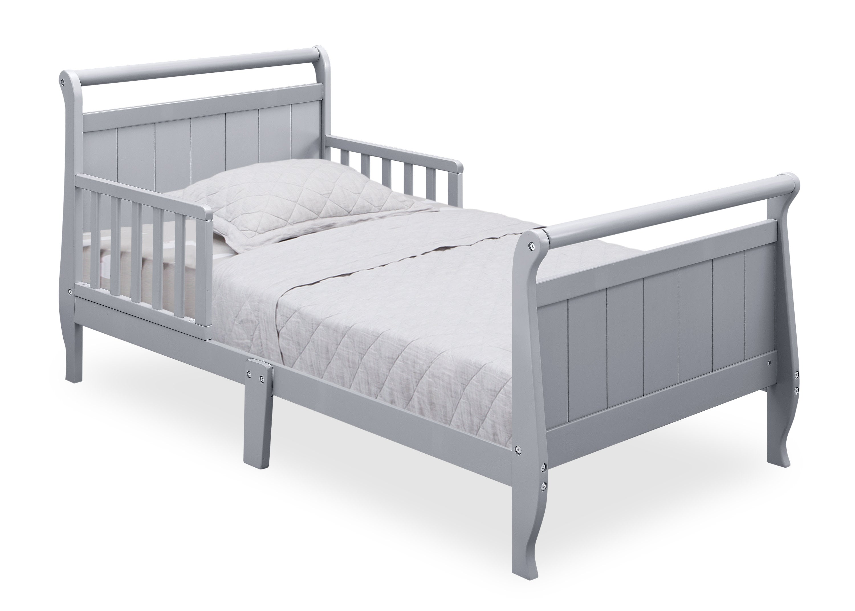 Wood Sleigh Toddler Bed