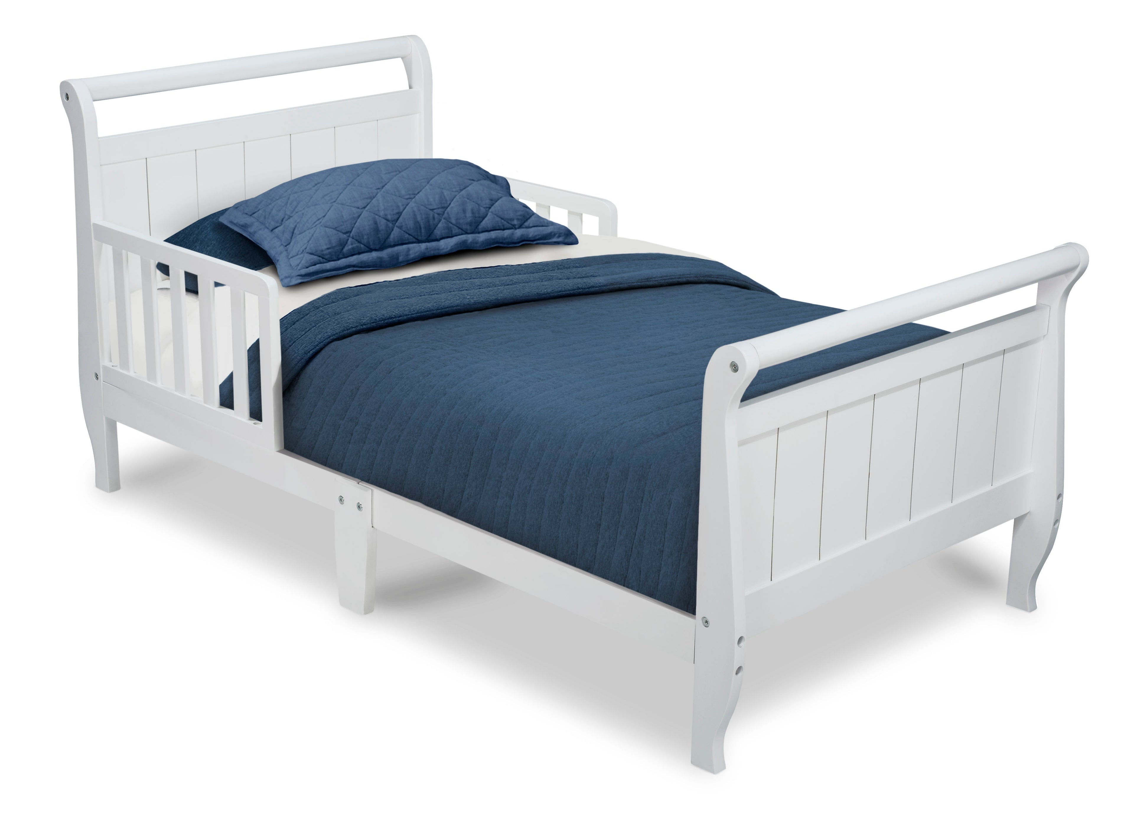 Wood Sleigh Toddler Bed