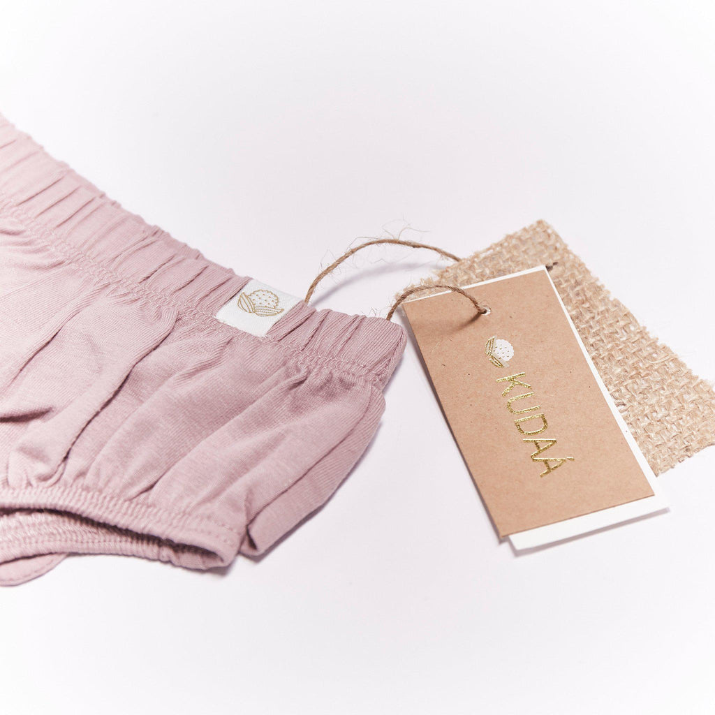 RETIRED - Kudaa Organic Frilly Gift Set - Wood Rose