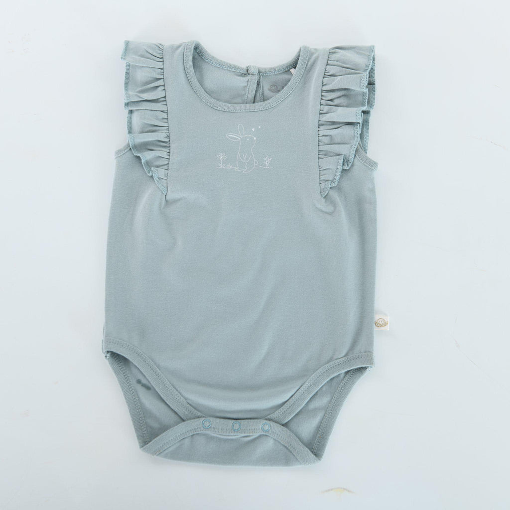 RETIRED - Kudaa Organic Frilly Gift Set - Bay Blue