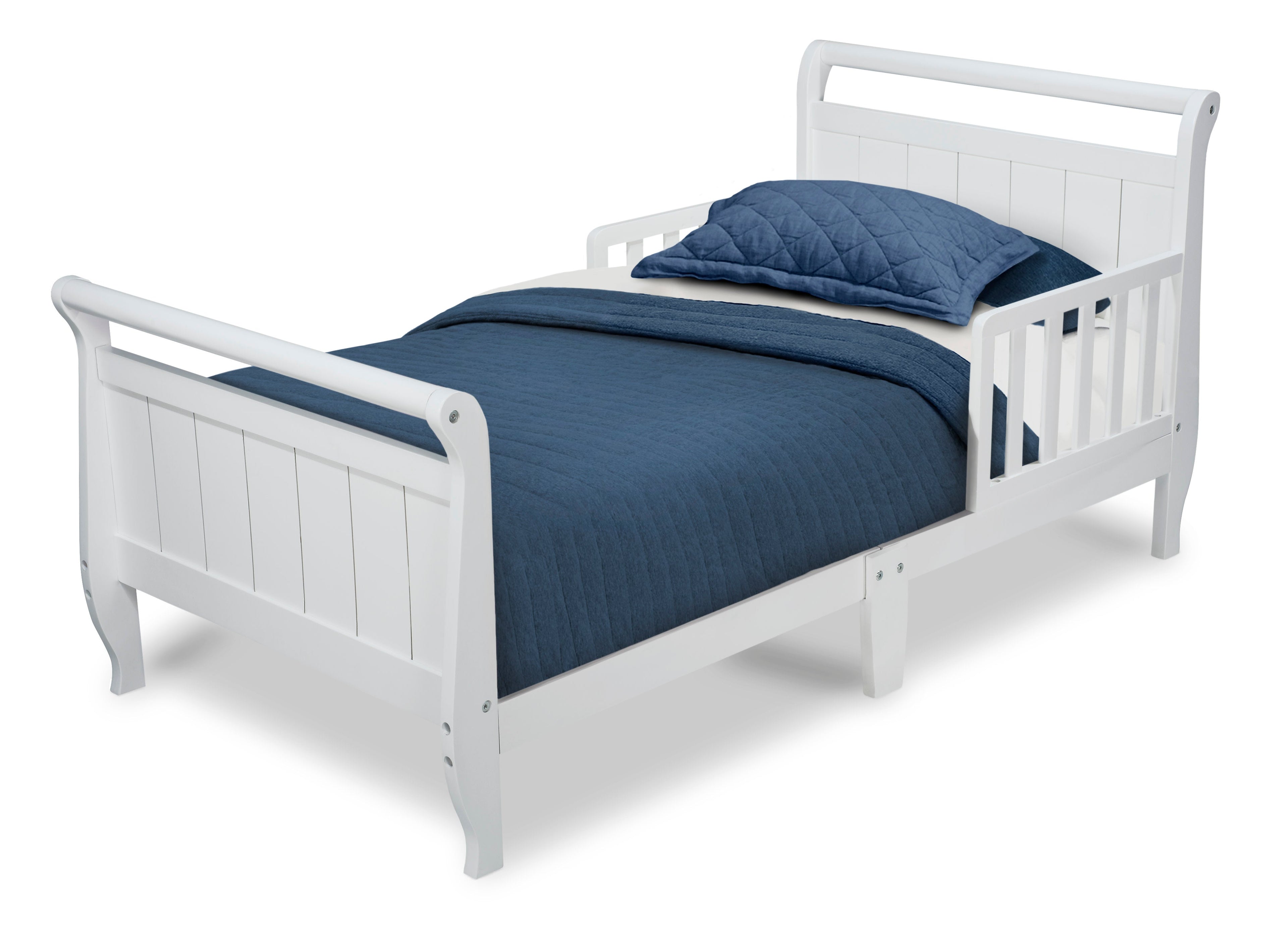 Wood Sleigh Toddler Bed
